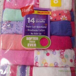 Hanes Girls' Tagless Briefs Value Pack